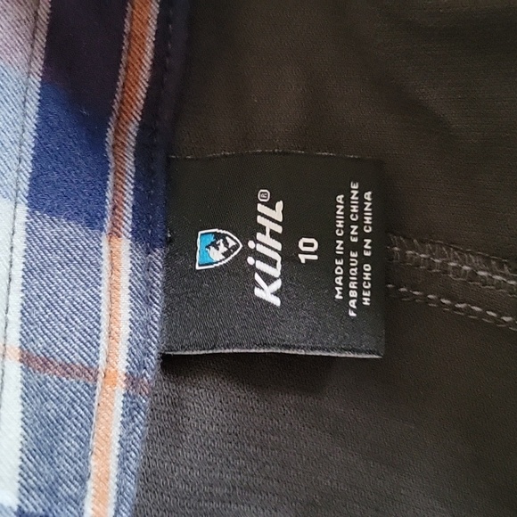 Kuhl Black Corduroy Button Zipper Front Mini Skirt Indie Grunge Gorpcore Sz 10 - Picture 7 of 10